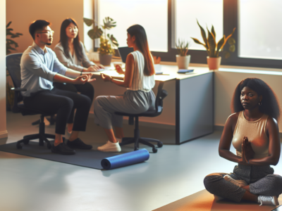Promoting Mindfulness and Meditation in the Workplace In the rush of deadlines and meetings, the term 